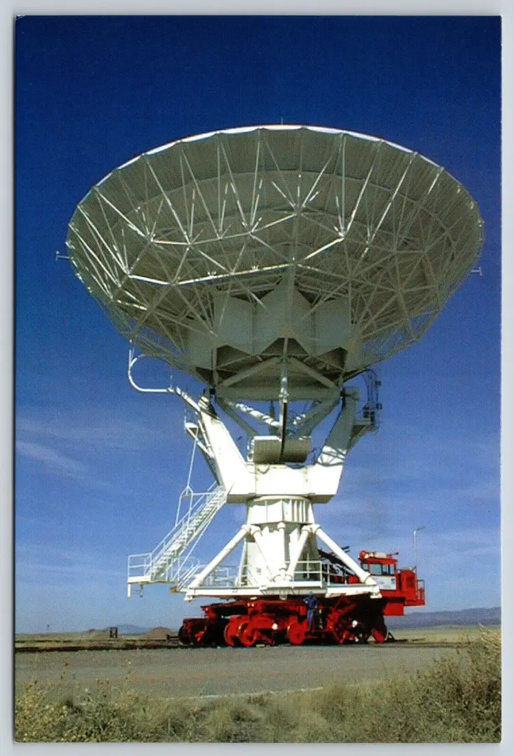 Postcard National Radio Astronomy Observatory San Agustin New Mexico Telescope