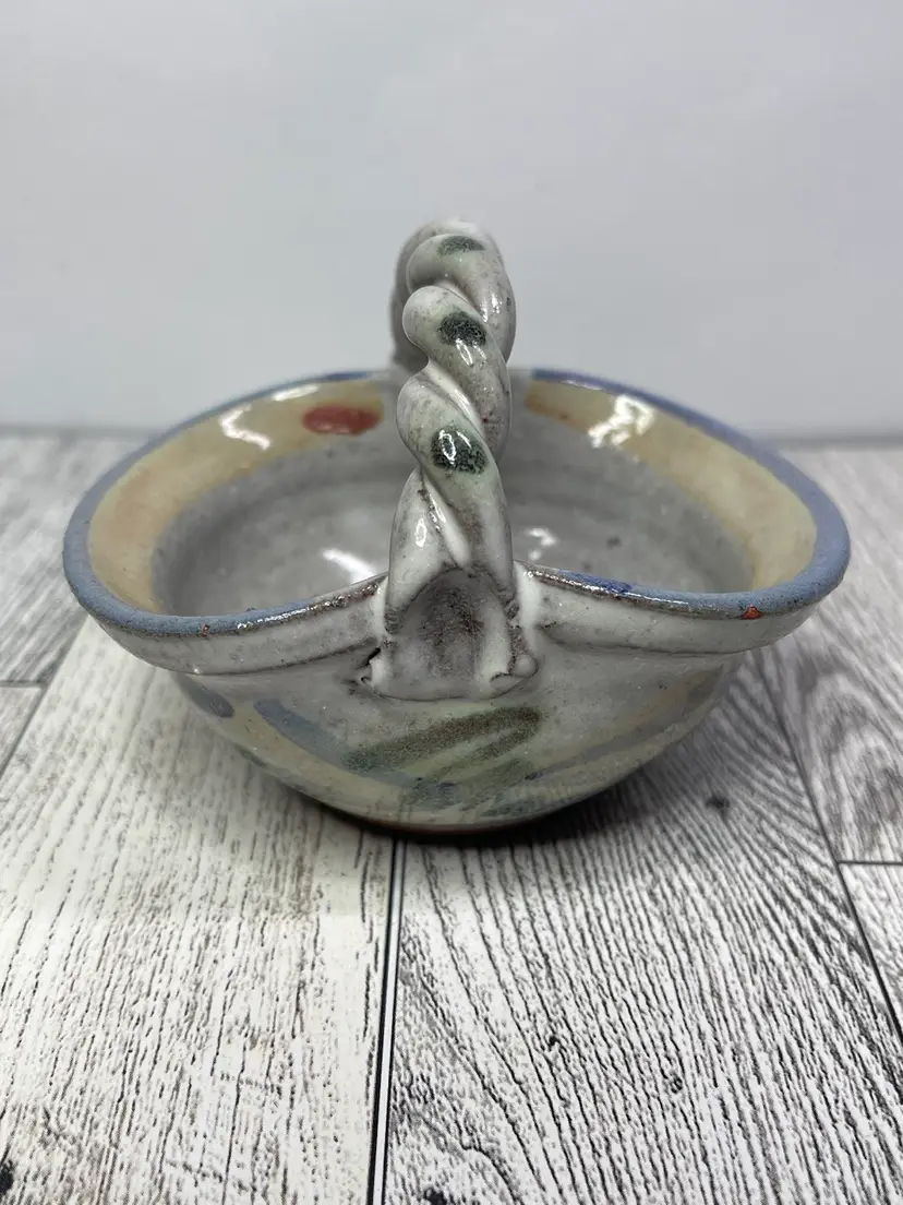 Handmade Pottery Basket
