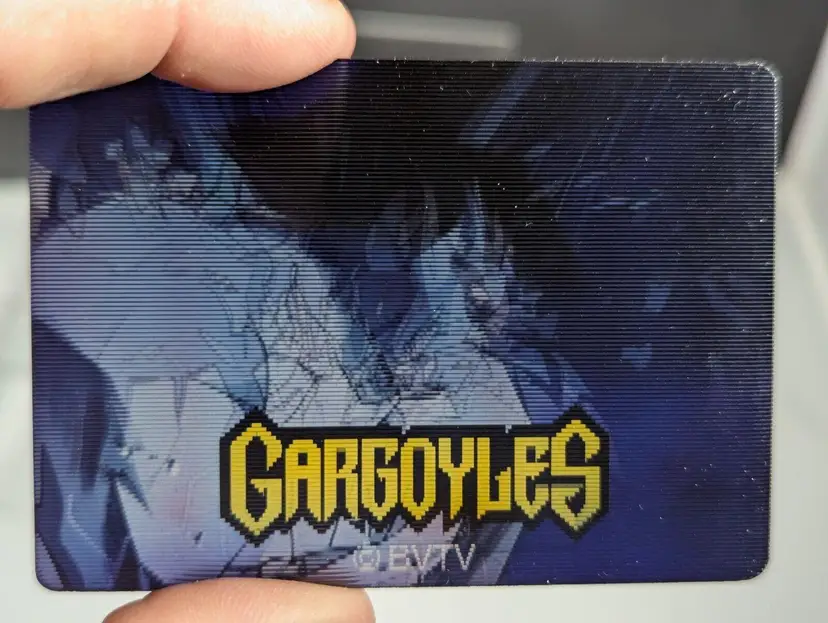Rare 1995 SKYBOX SKYMOTION GARGOYLES Lenticular Trading Card