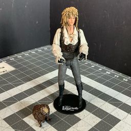 Labyrinth Dance Magic Jareth Goblin King David Bowie 7” Jim Henson With Pet Figure