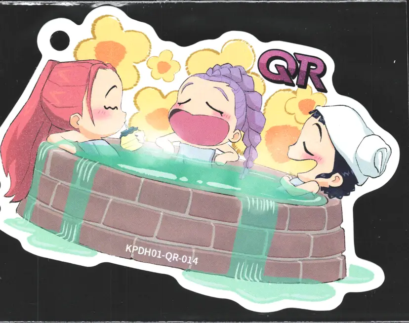 Mira Rumi Zoey Chibi Bath House Charm Keychain Kayou KPop Demon Hunters Card 014
