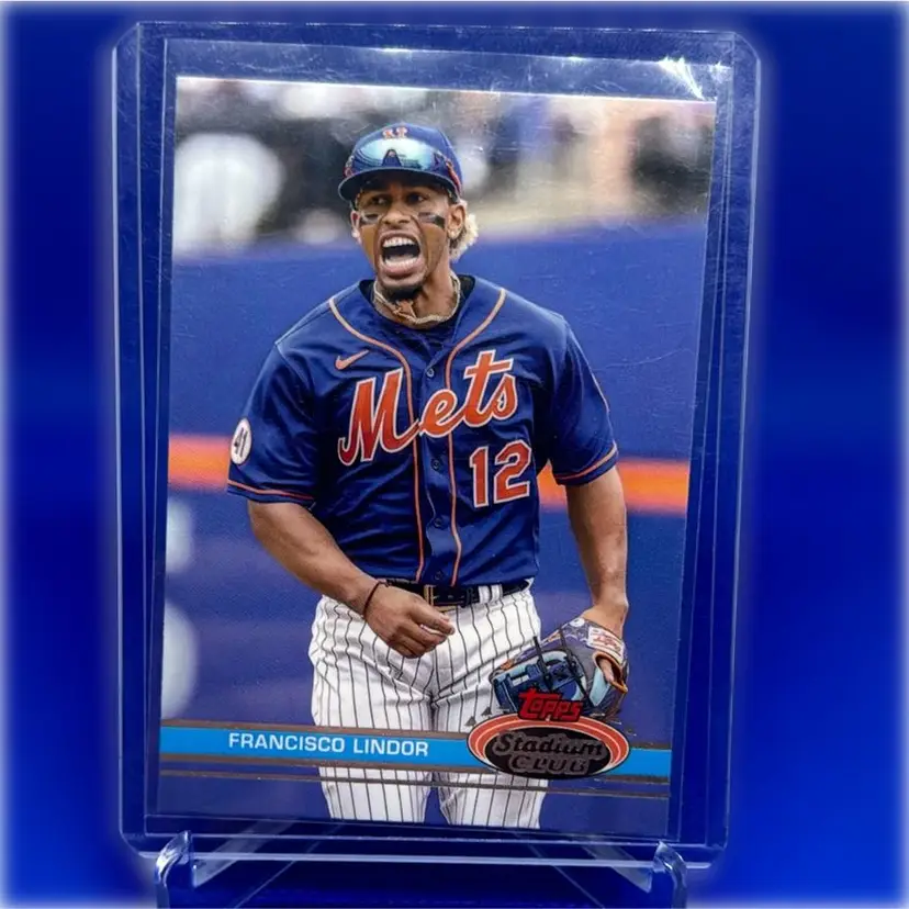 2022 Stadium Club Francisco Lindor 1991 Variation New York Mets Sp