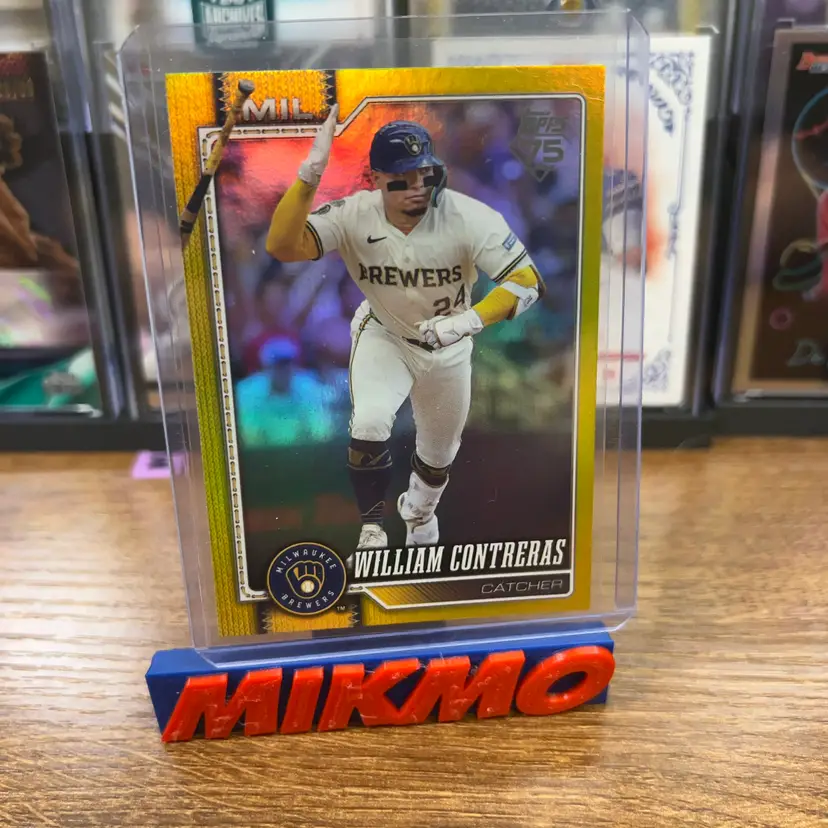 William Contreras Yellow Foil /399 Brewers