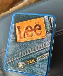 Lee Jeans Poker Cards Used With Container
