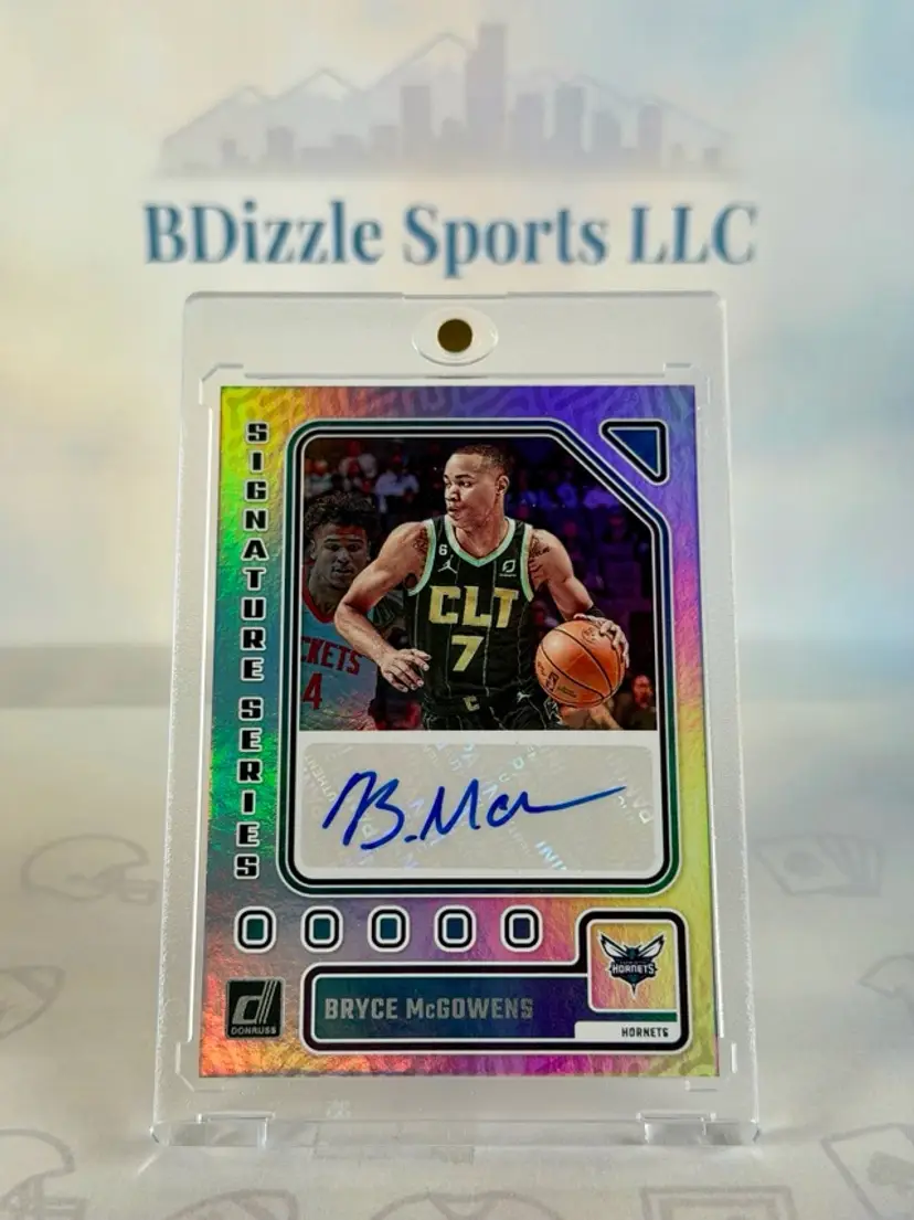 2023-24 Donruss Optic Bryce McGowens Signature Series Holo #SS-MCG AU