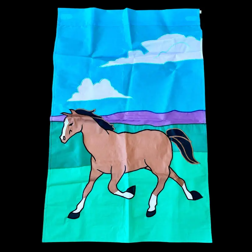 Horse Garden Flag 28” x 43”