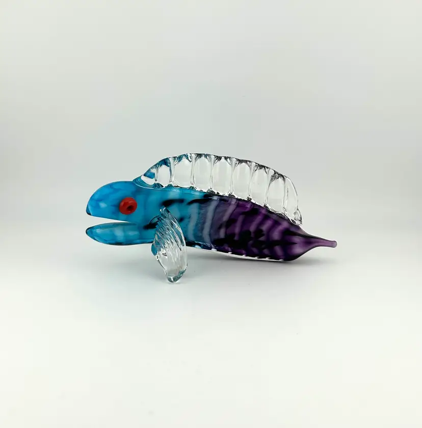 Art Glass Fish 6”x 3.25”x 2.75”