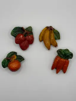 Vintage Chalkware Pushpins