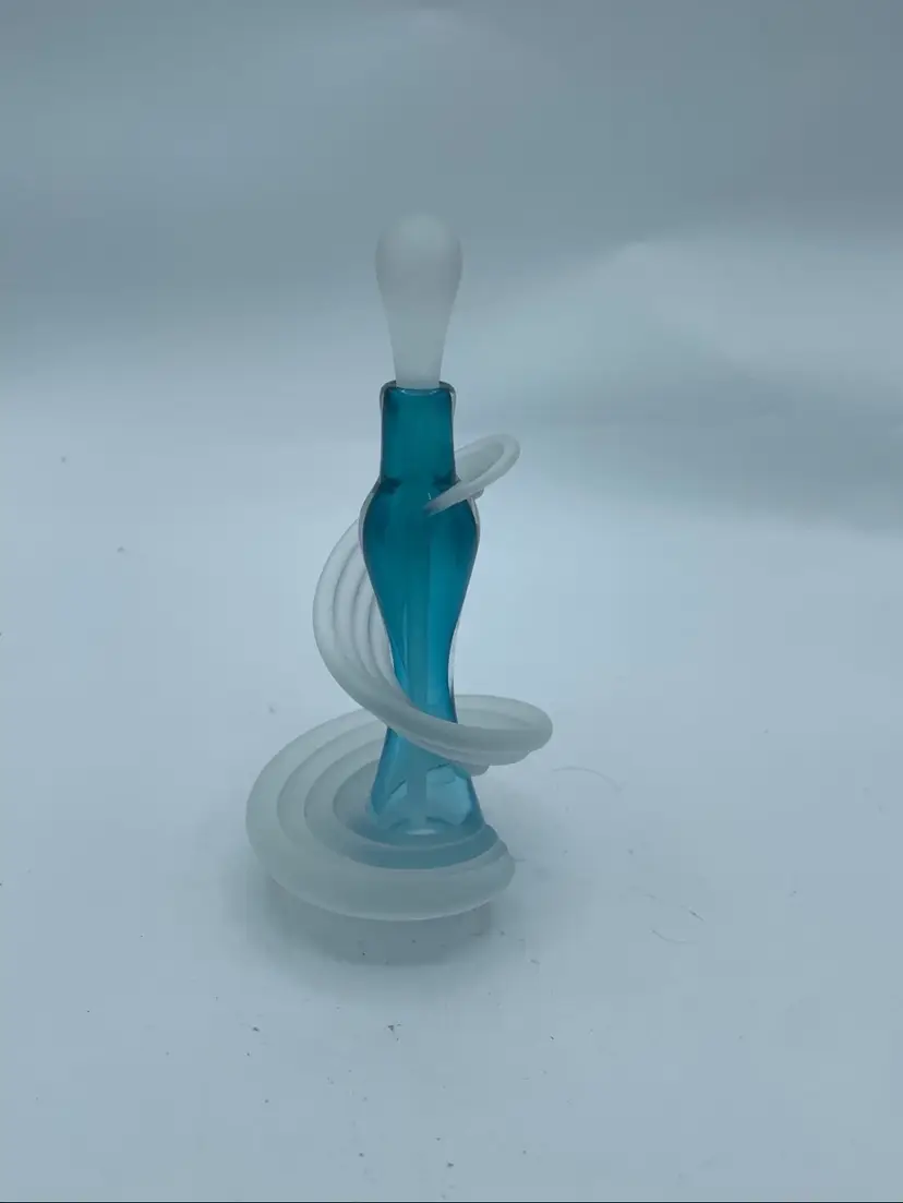 Vitrix Flamenco perfume bottle sky blue
