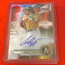 2023 Bowman's Best Colby Thomas Auto Oakland Athletics