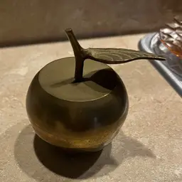 Vintage Brass Apple