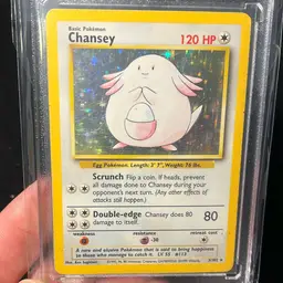Chansey Pokémon 1999 Base Set. Holo Rare 3/102.