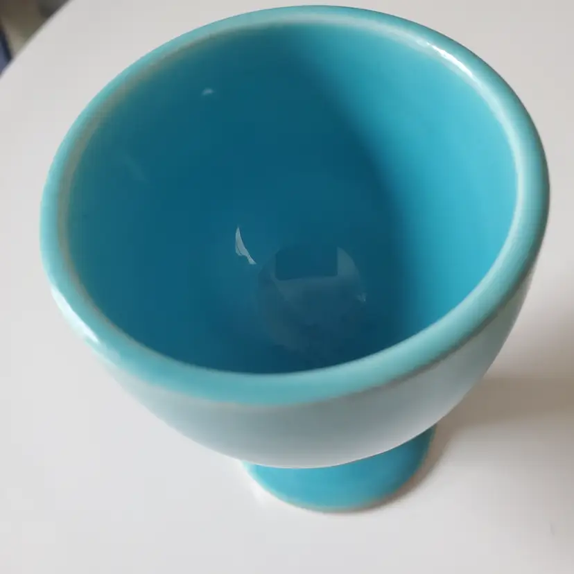 Blue MCM Ceramic Egg Cup