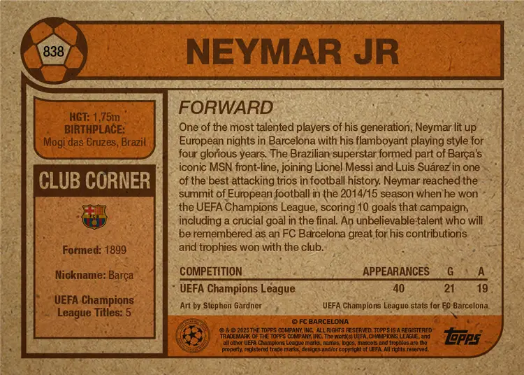 Neymar Jr - UCC Living Set® - Card 839