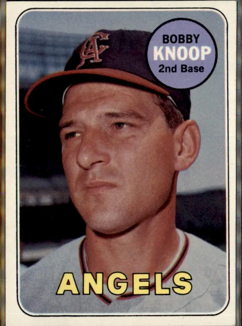 1969 Topps #445 Bobby Knoop - (pk3) - California Angels