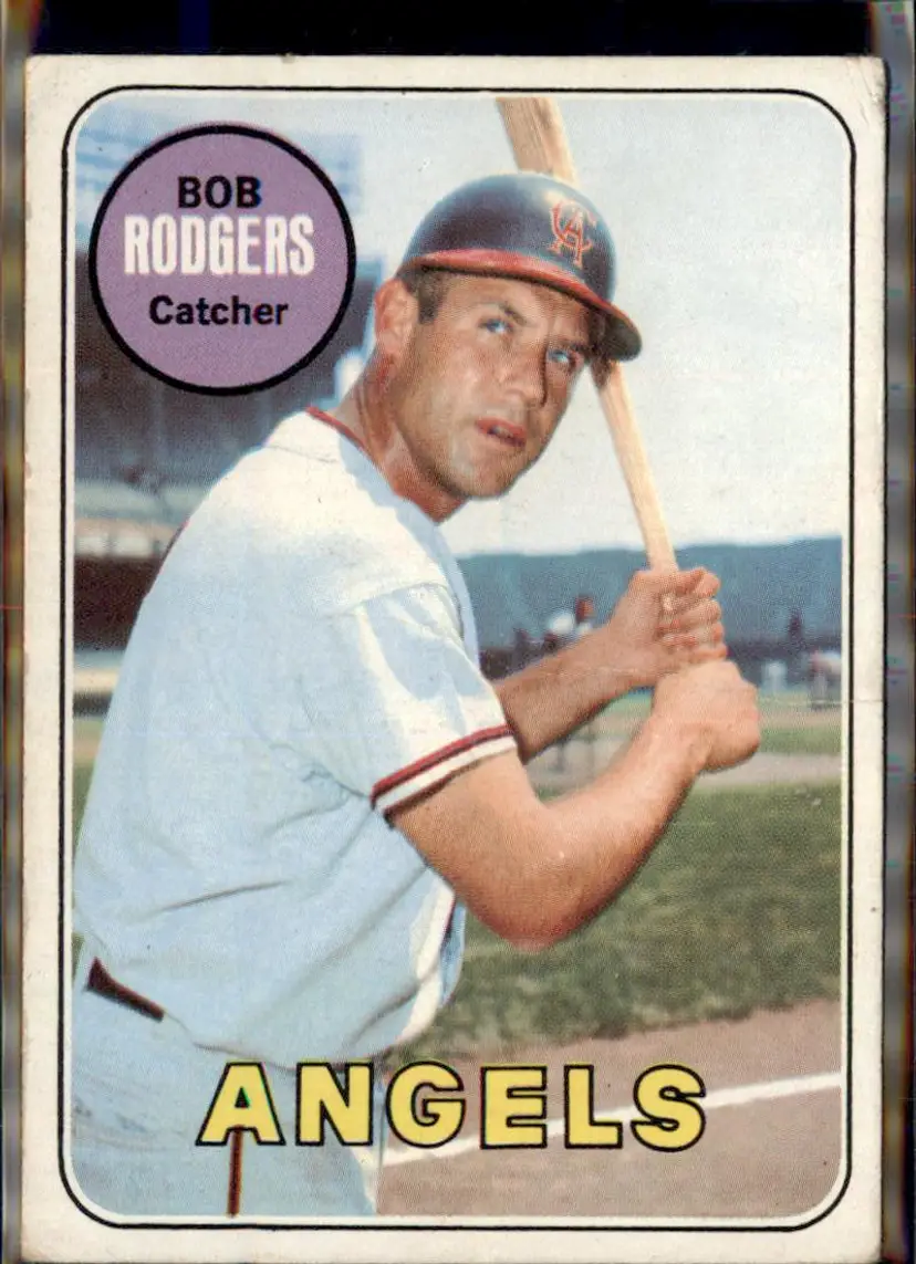 1969 Topps #157 Bob Rodgers - (pk3) - California Angels