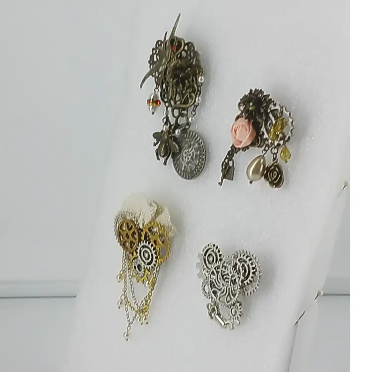 Four "Steam Punk" Brooches/Pins