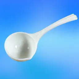 Fenton #9520 Milk Glass Punch Ladle approx. 11.25”