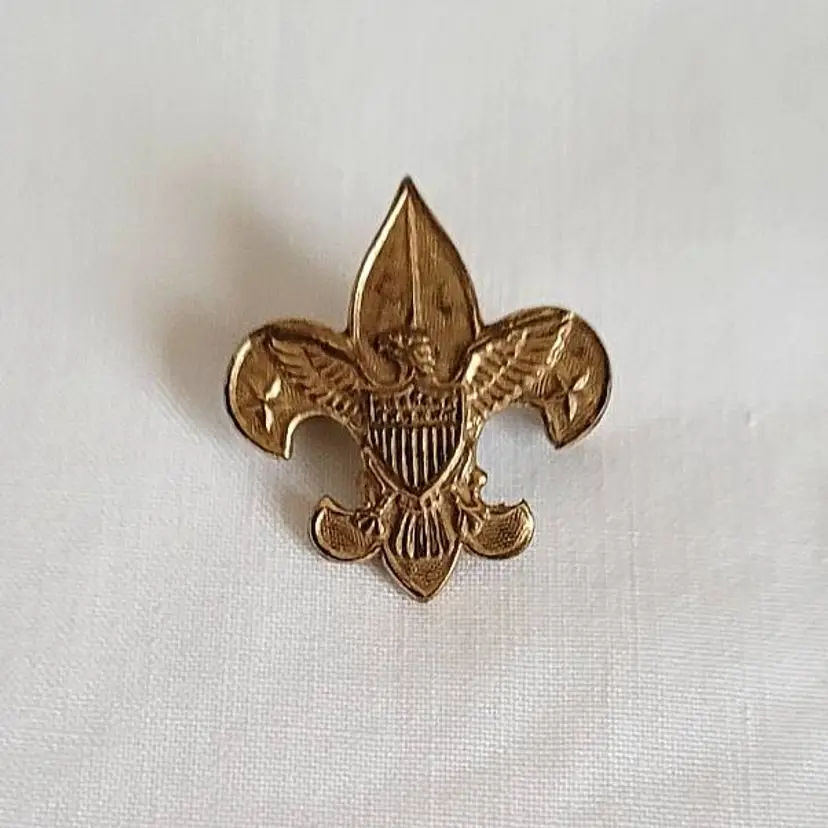 Boy Scouts of America 1960’s Lapel Pin Fleur‑de‑lis Emblem