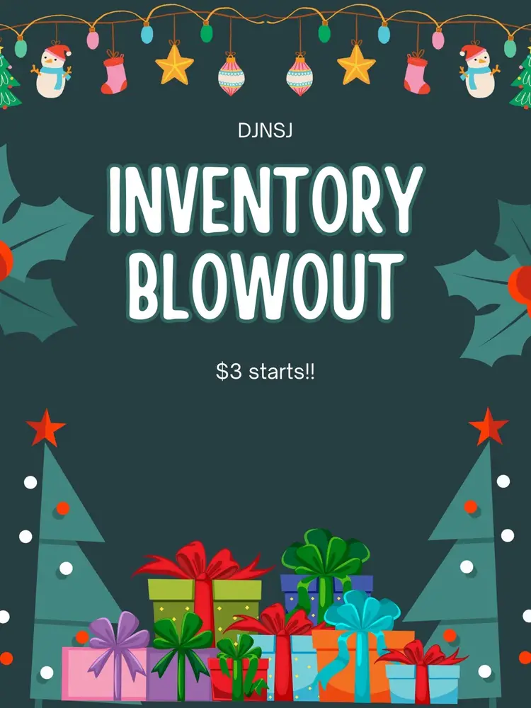 Inventory Blowout! $1 And $3 Starts