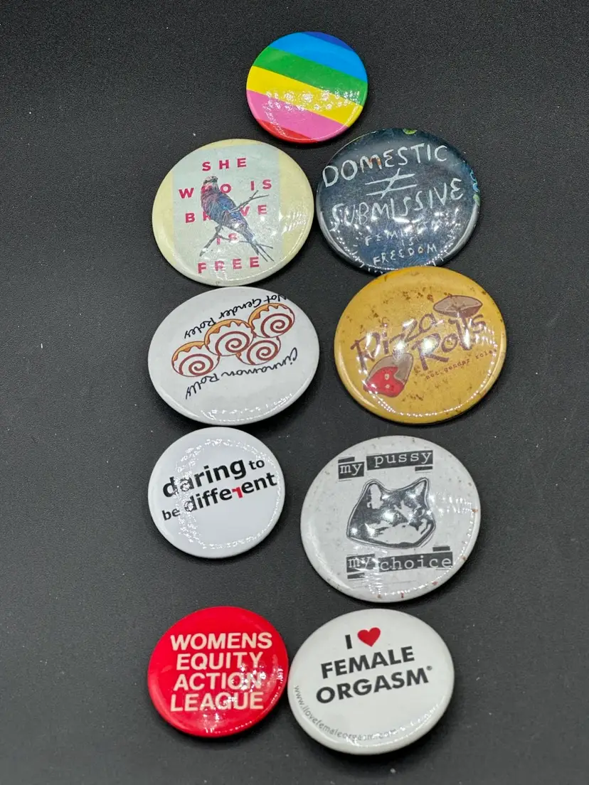 Feminist, LGBTQ FRIENDLY BUTTONS
