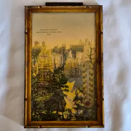 Photo Thermometer Bryce Canyon National Park Utah in Metal Frame with Condition Issues Vintage