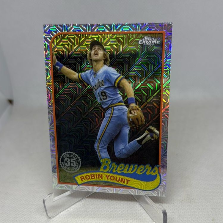 2024 Topps Series 1 - 1989 Topps Chrome Silver Pack Robin Yount #T89C-4 Milwaukee Brewers