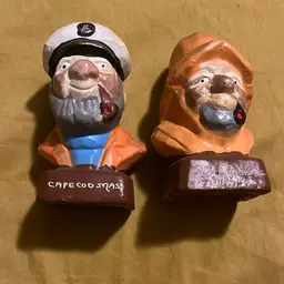 Vintage Salt And Pepper Shakers Sea Captains Cape Cod Mass