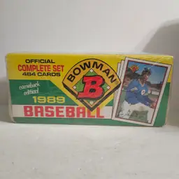 1989 Bowman Official Complete Set 484 Baseball Card Factory Sealed