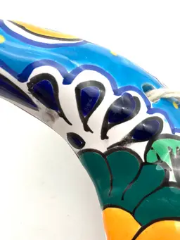 BIN - Talavera Pottery Hanging Moon 10” Mexico