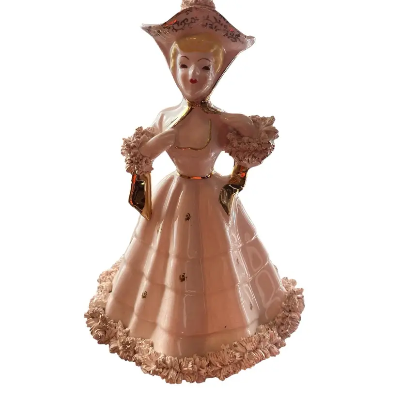 vintage Relpo lady head vase, likely from the 1950s