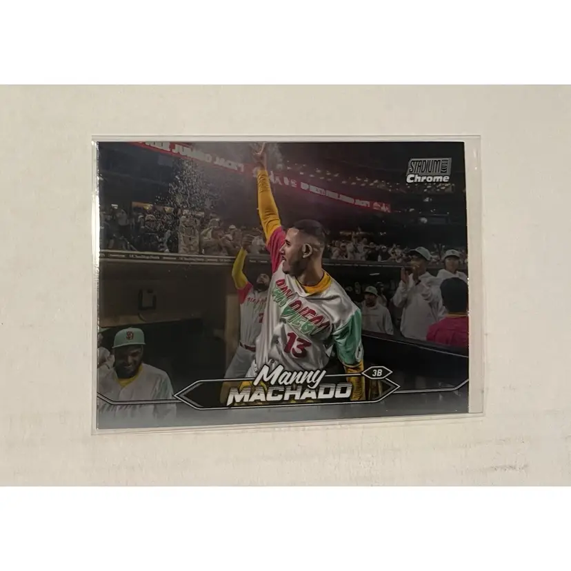 Manny Machado Stadium Club Chrome San Diego Padres