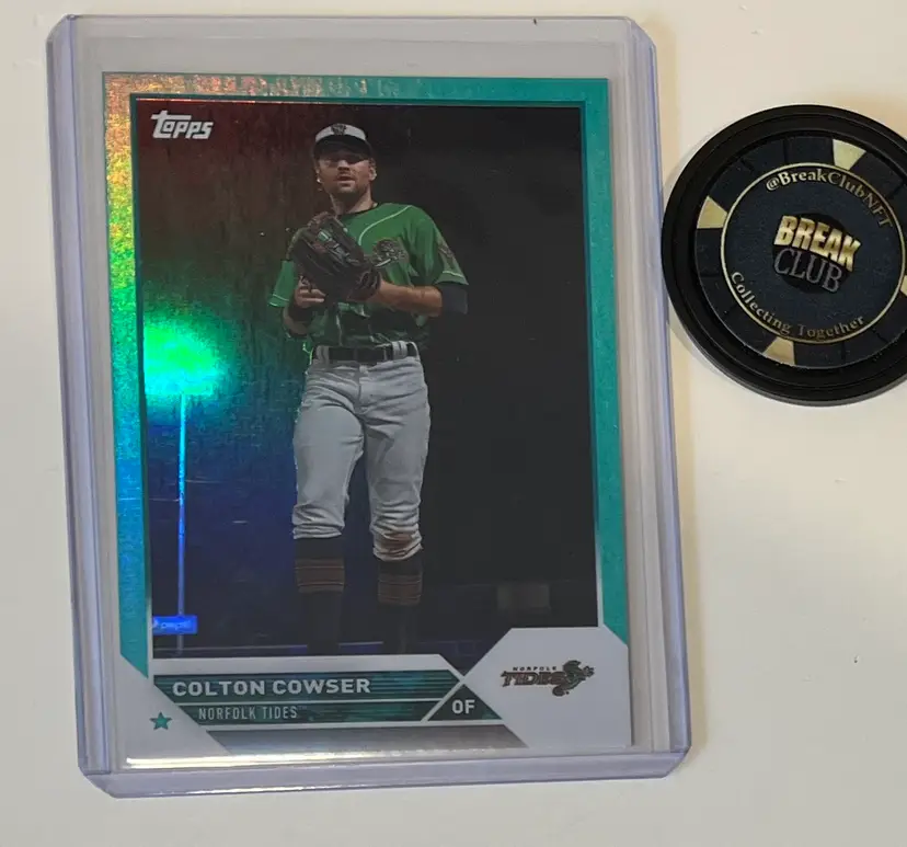 Colton Cowser Pro Debut Aqua /75 Baltimore Orioles