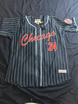 2024 Chicago Street Race Nascar Sewn Jersey Men's XL~ Sewn On Patches ~ Only One