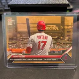 2023 Topps Now Shohei Ohtani Shutout Doubleheader Bonus Card ODB-26 - Los Angeles Angels - c122