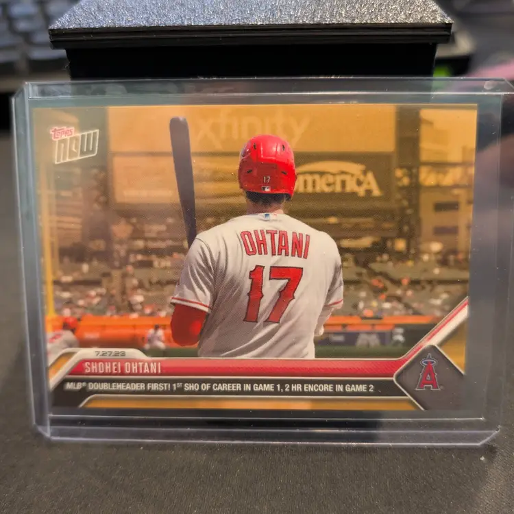 2023 Topps Now Shohei Ohtani Shutout Doubleheader Bonus Card ODB-26 - Los Angeles Angels - c122