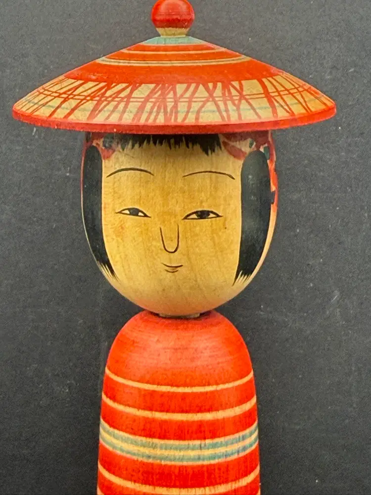 Kokeshi Doll Tsuchiyu 9”