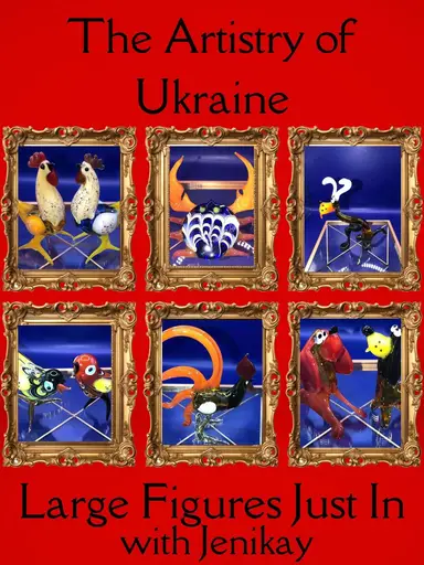 The Artistry Of Ukraine Hand Blown Glass Figurines