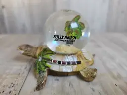 Folly Beach South  Carolina Turtle Snow Globe
