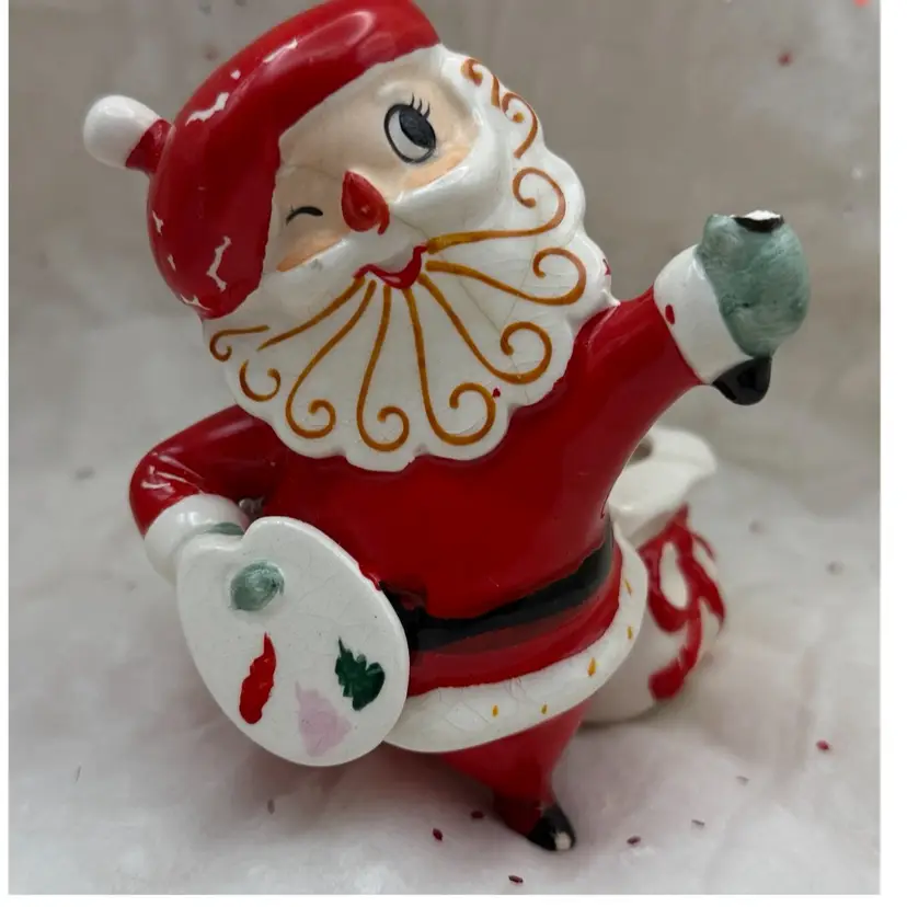 Christmas Collectible 1960 Holt Howard Winking Santa ~ As found ~ Read Desc.