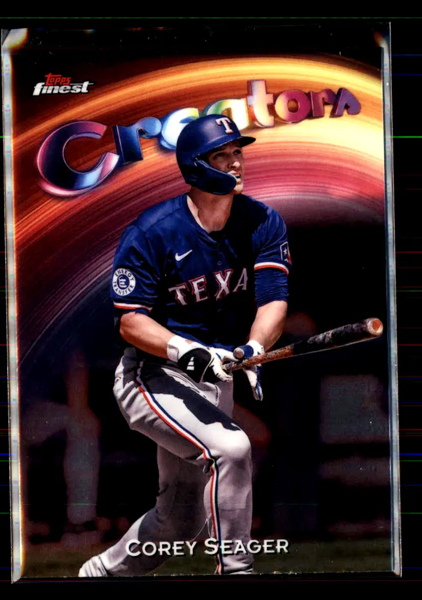 Corey Seager 2025 Topps Finest Finest Creators #C-10 - (113) - Texas Rangers