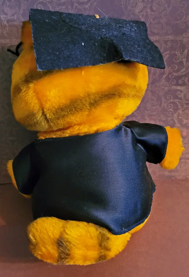 Vintage Plush Graduation Garfield c.1978-1981