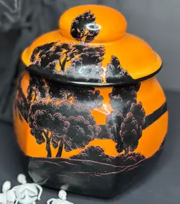 Noritake Color Tea/Biscuit Jar 5" x 6"