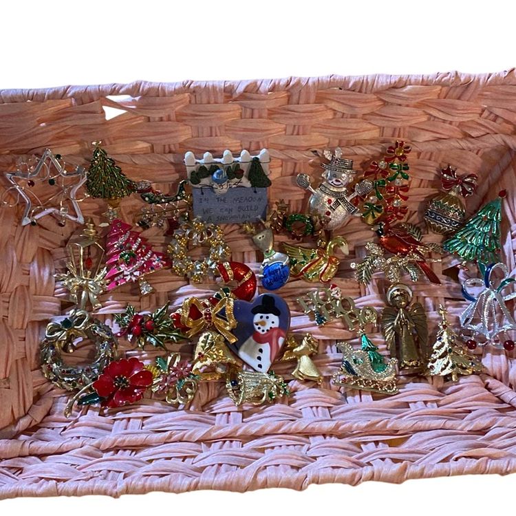 Choice Of 1 Christmas Brooch