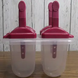 Popsicle Maker Ice Pop Molds Frozen Dessert Tool Set With Sticks 4 pc