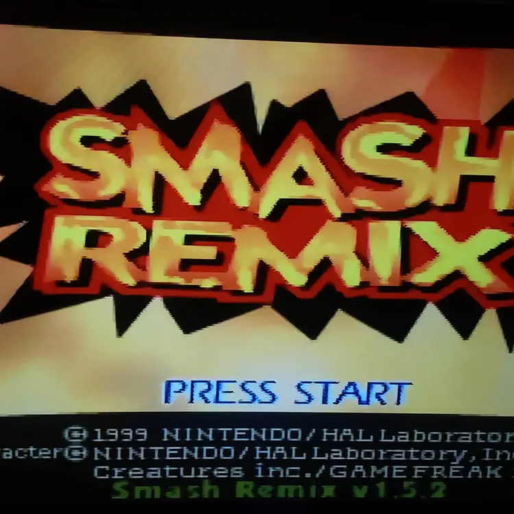 Super Smash Bros Remix N64 Nintendo 64 Video Game Cartridge