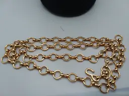 Gold tone waist chain/belt or heavy necklace 40"