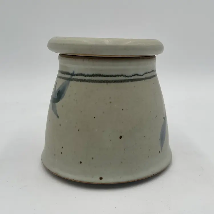 Dick Lehman Signed Pottery French Butter Bell