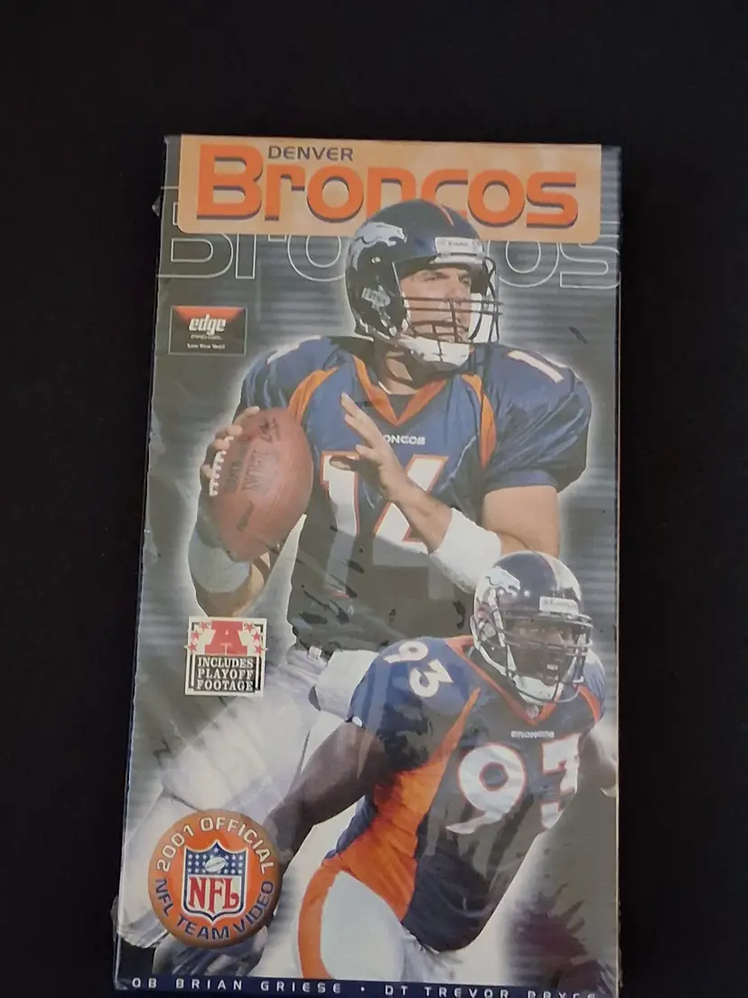 NEW - 2001 Denver Broncos NFL Team Video ~ Sealed VHS