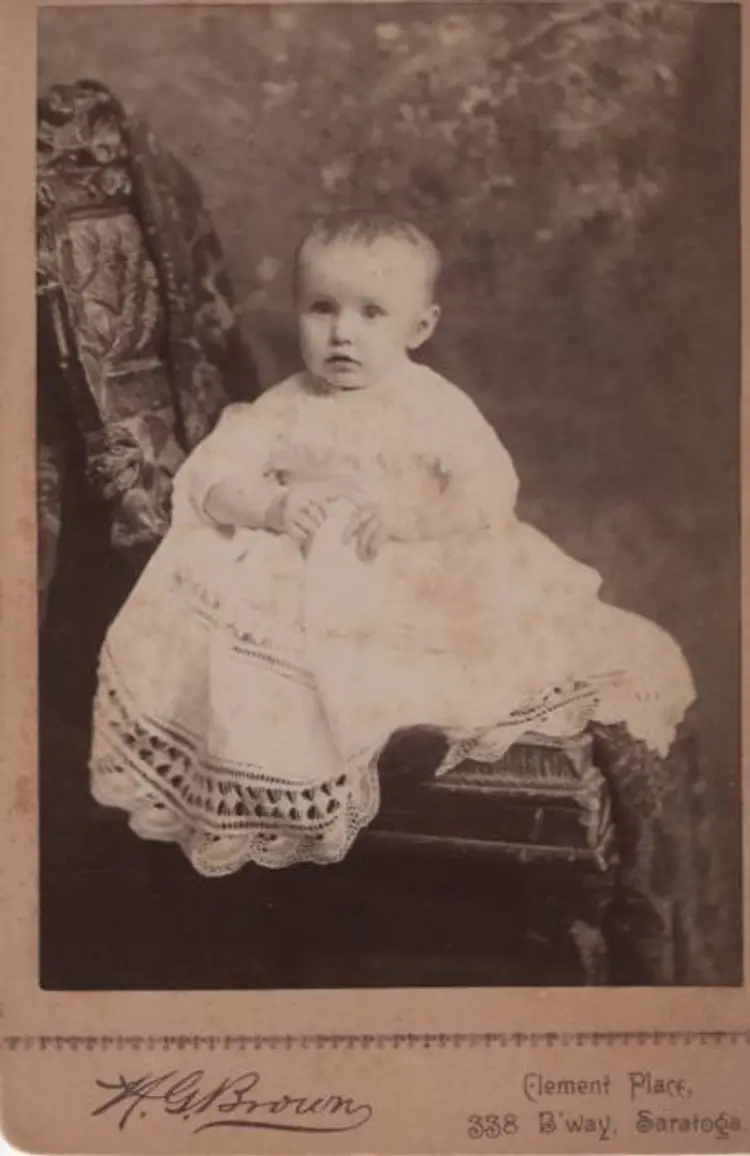 Adorable Child From Long Ago Victorian Cabinet Card Photographer Info Circa 1890-1900